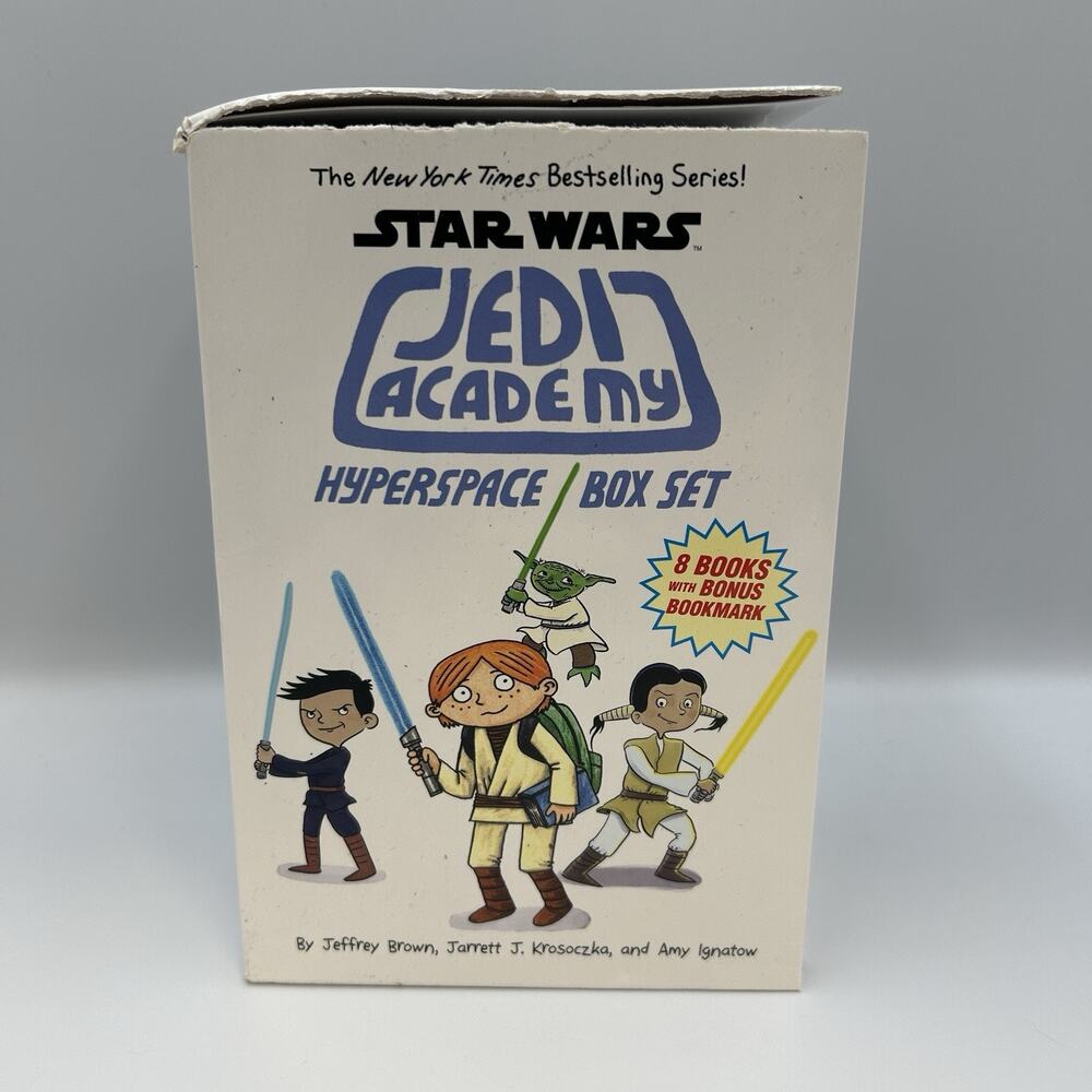 Star Wars Jedi Academy Hyperspace Box Set Series Collection Books 1-8 Kids Youth